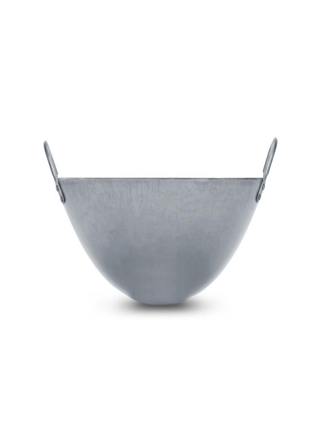 Craft Wok Big 16 Inch Heavy Canton Style Hand Hammered Carbon Steel Wok (Round Bottom) / 731W87 by - Image 5