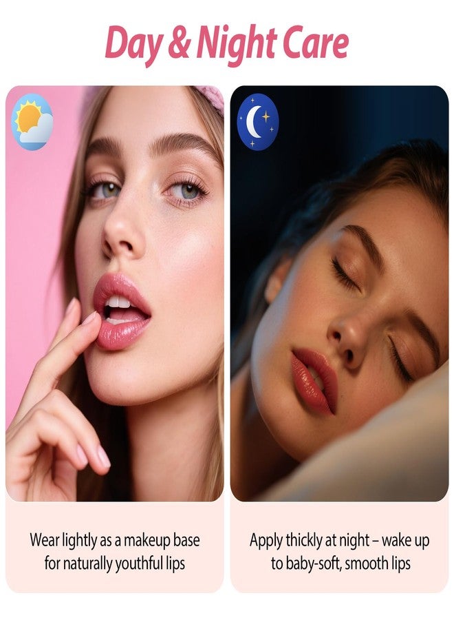 obisesio Lip Sleeping Mask,Moisturizing Lip Balm Containing Squalane and Jojoba Oil,Lip Care Cream That Provides Long-Lasting Moisture and Deep Nourishment,Fruity-Scented Lip Balm,Light and Non-Sticky. - Image 3