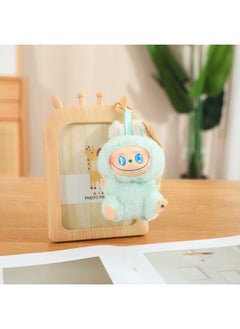 Generic Cartoon Labubu Labubu Vinyl Face Plush Toy Ornaments Keychain Macaron Series Pendant Wholesale-Color:Second Generation Green-Height:Does Not Include Gift Box  - Image 1