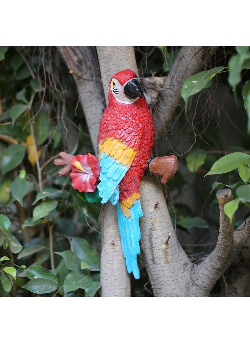 Wonderland - Wonderland Resin Wall Parrot|Garden décor|Outdoor Décor|Wall décor - Image 1