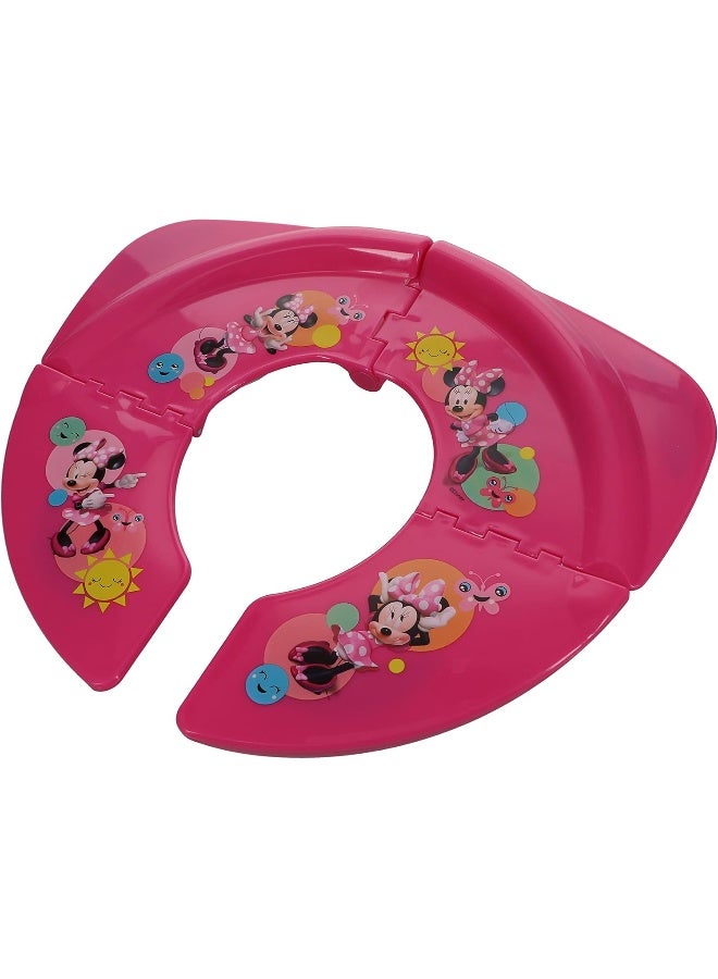 Disney Minnie Mouse "Smile" Folding Potty Seat - Travel Potty Training Seat - Image 1