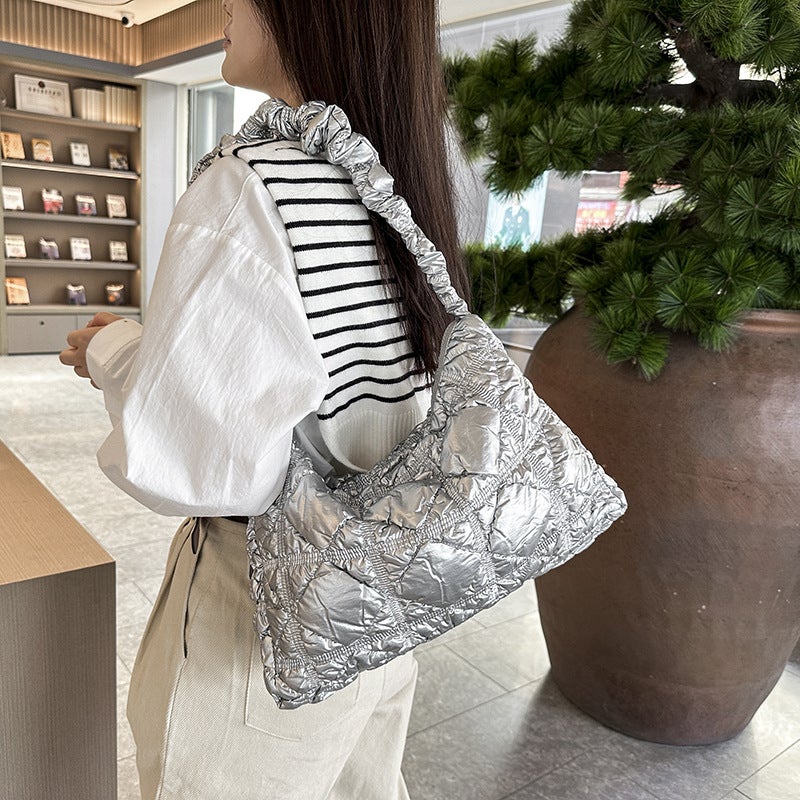 CAHMLO Pleated Cloud Bag 2026 Large Capacity Shoulder Bag for Women - Image 3