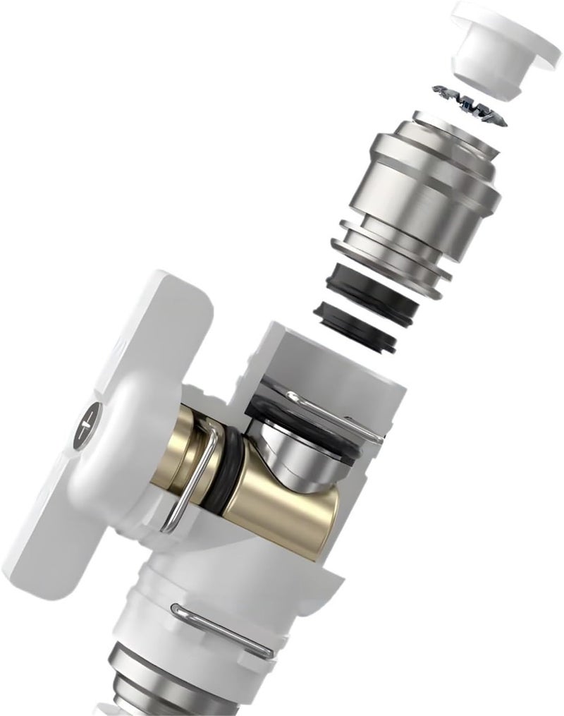 Pneumatic accessories BUC/HVFF Air pipe Air valve Switch valve 4/6/8/10/12/14/16mm(HVFF-Blue Economy,OD 6mm) - Image 4