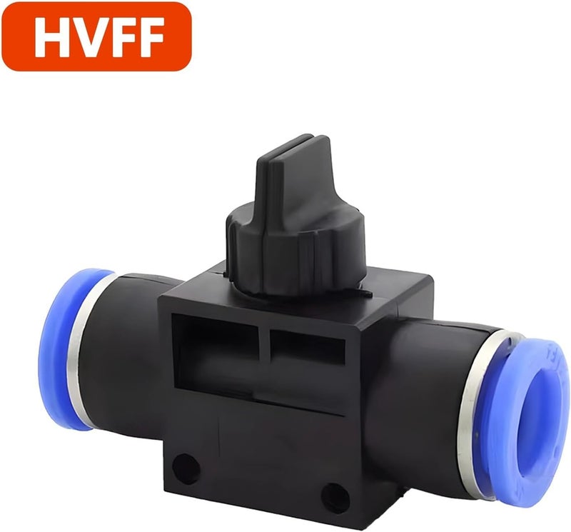 Pneumatic accessories BUC/HVFF Air pipe Air valve Switch valve 4/6/8/10/12/14/16mm(HVFF-Blue Economy,OD 6mm) - Image 2