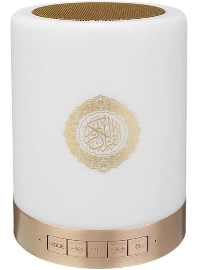 كروني مكبر صوت قرآن محمول كروني SQ-112 مع مصباح LED ذكي يعمل باللمس، وبلوتوث 5.0، وترجمة متعددة اللغات وجهاز تحكم عن بعد، مثالي للصلاة في المنزل، والدراسة الإسلامية، وهدية للمسلمين. - Image 5