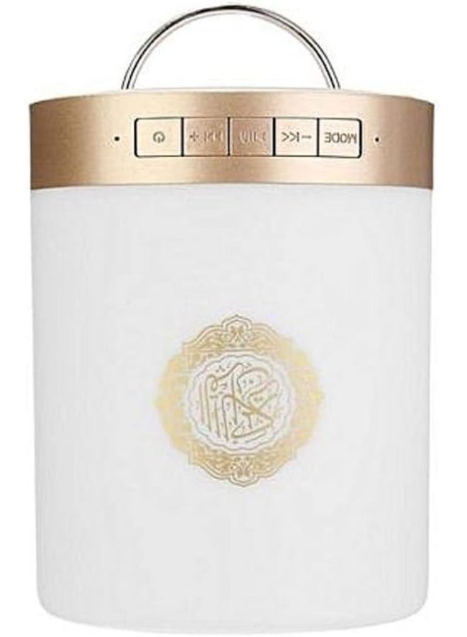 كروني مكبر صوت قرآن محمول كروني SQ-112 مع مصباح LED ذكي يعمل باللمس، وبلوتوث 5.0، وترجمة متعددة اللغات وجهاز تحكم عن بعد، مثالي للصلاة في المنزل، والدراسة الإسلامية، وهدية للمسلمين. - Image 4