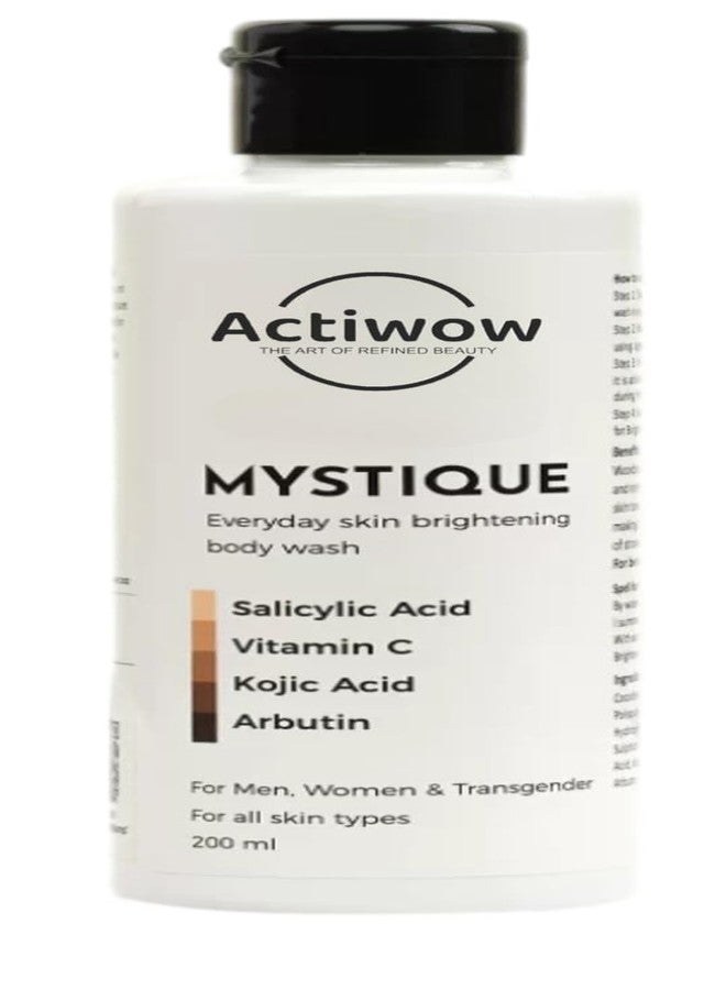 Actiwow Salicylic Acid Body Wash Shower Gel 200ml | Prevents Body Acne, Bumpy skin & Deep cleanses | Suitable for All Skin Types. - Image 1