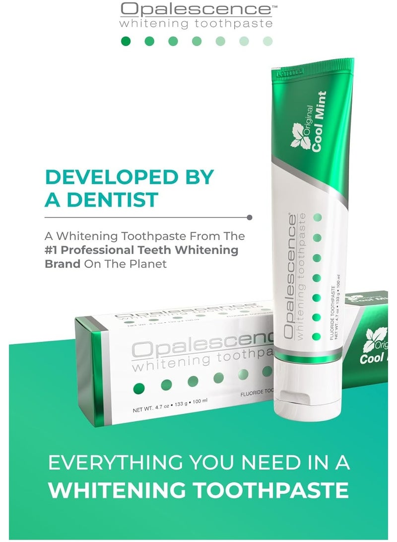 أوبال سنس معجون أسنان أوباليسنس للتبييض بنكهة الأنعام الباردة 100 مل - معجون أسنان غني بالفلورايد لتبييض الأسنان وحماية من التسوس | نفس منعش، إزالة البقع، رعاية فموية موصى بها من طبيب الأسنان للاستخدام اليومي - Image 3