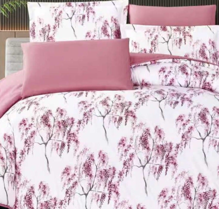 Luxury microfiber double bed set — 6 pieces in perfect sizes: Bedspread 240x260cm, Fitted sheet 200x200cm, Pillowcases 50x75cm, Cushions 45x45cm - Image 2