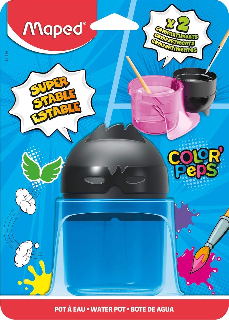 Maped Paint Pallete Brush Holder (Multicolor) | Brush Holder | Kids Painting Essential | Brush Washer | Brush Cleaner - Image 1