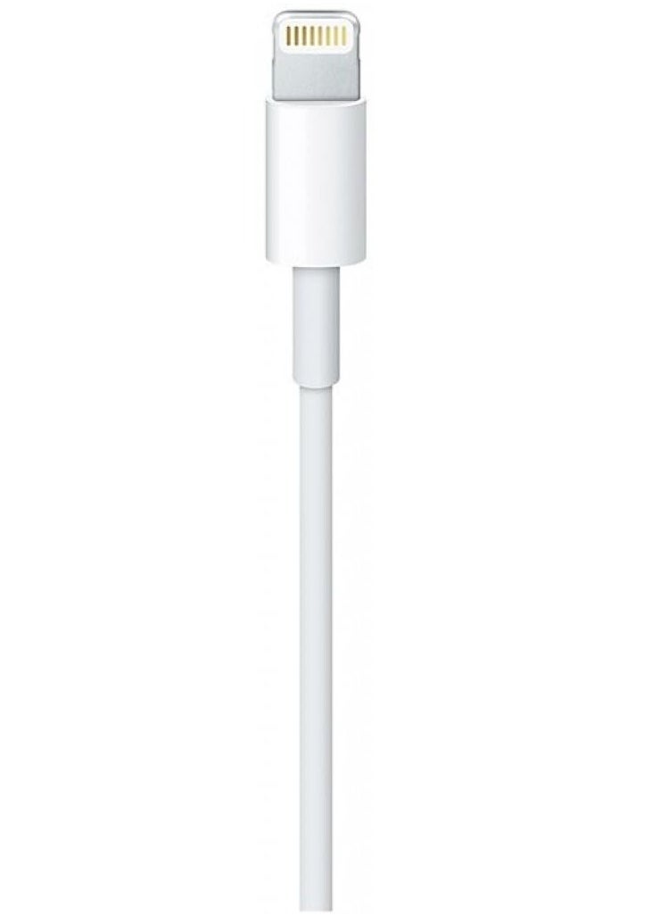ماركة غير محددة - كابل بمنفذ USB للشحن ونقل البيانات من Type-C إلى Lightning أبيض - Image 1