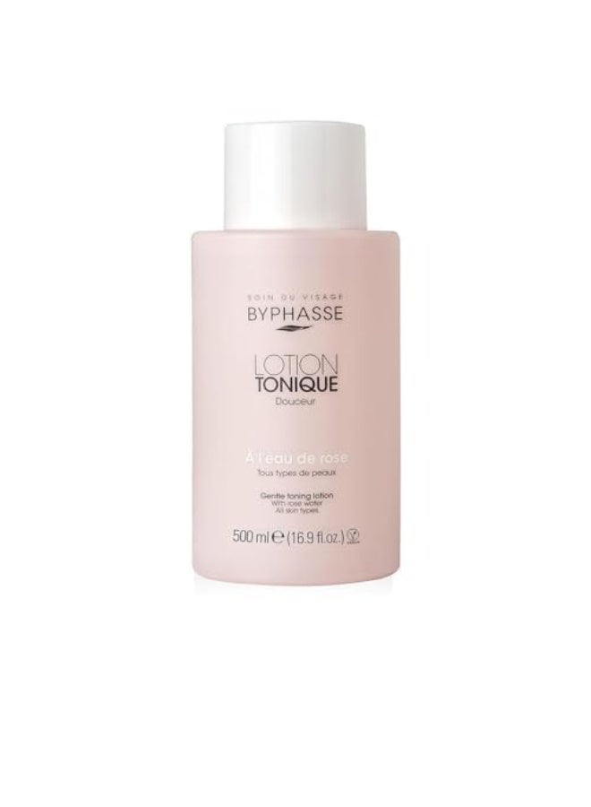Byphasse Rose Water Face Tonic Lotion Pink 500ml
