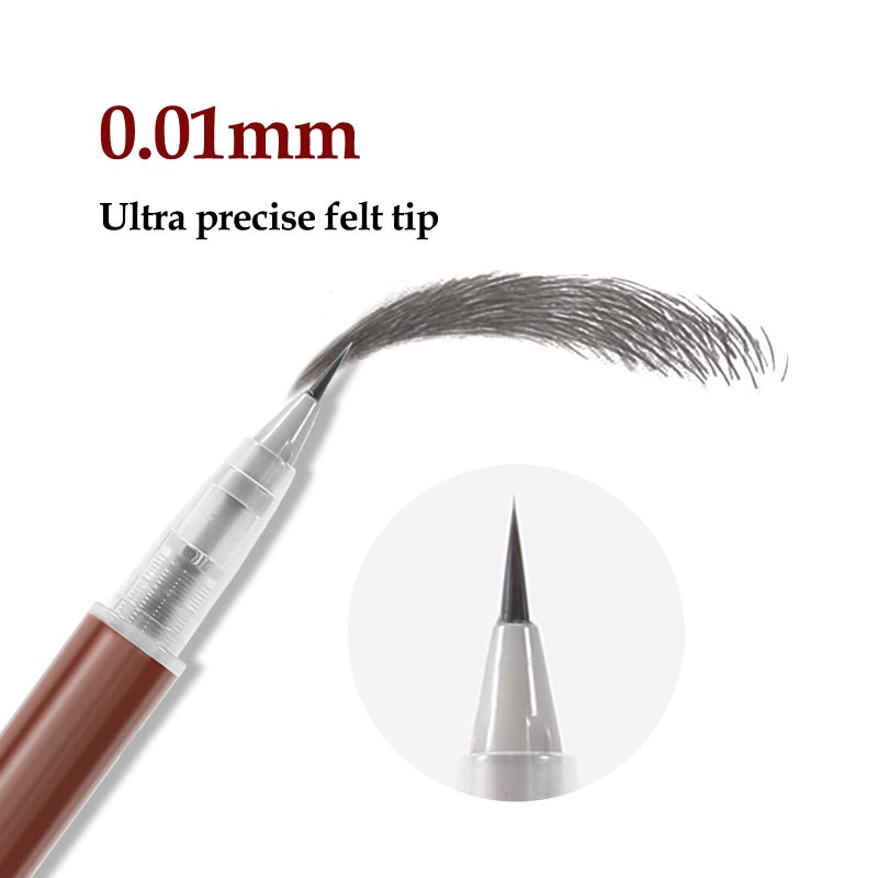 Boobeen Liquid Eyebrow Pen, Micro Brow Pen-0.01mm Precision Tip, Eyebrow Filler Pencil Creates Natural Eyebrow Makeup Long Lasting - Image 2