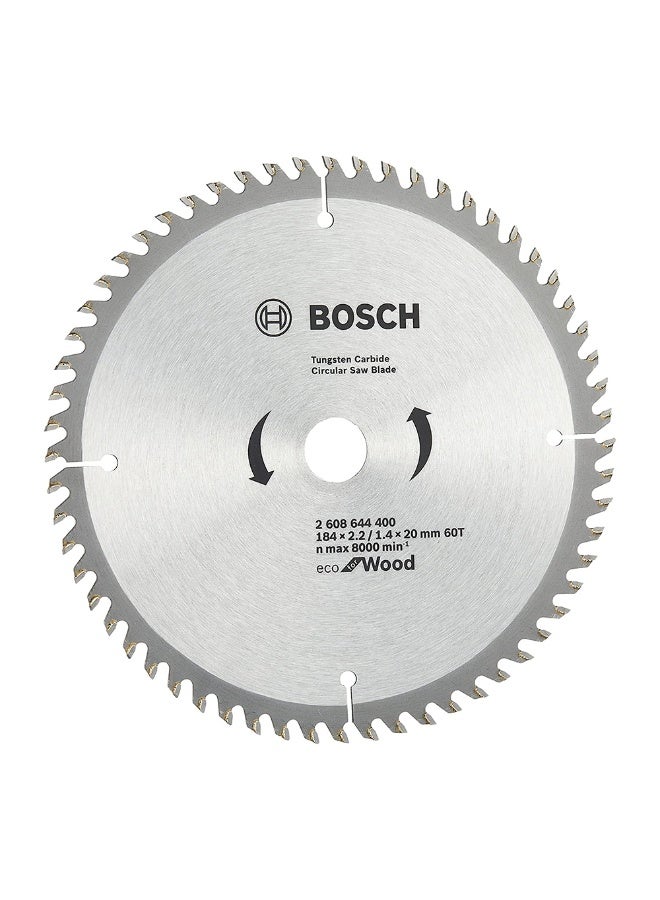 BOSCH Circular Saw Blade Eco For Wood 184 x 20mm- 184 x 20mm - Image 1