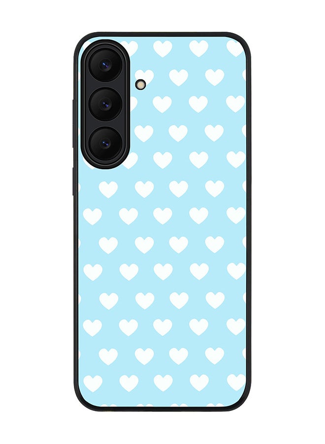 Stylizedd For Samsung Galaxy S25 FE Case,Slim fit Camera Protection, Shockproof Thin Phone cover  - Baby Blue Hearts