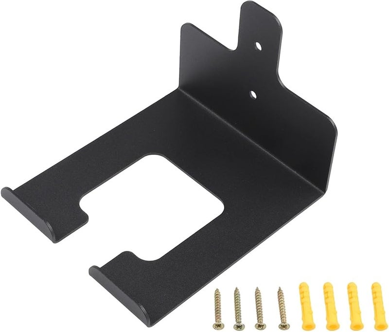 Heavy Duty Wall Mount Tool Storage Rack 3 Pack for Garden Garage Black - Image 2