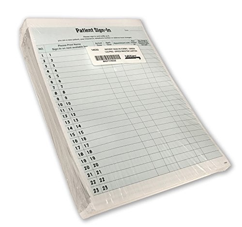 Tabbies Patient Sign-in Label Forms, Two-Part Carbon, 8.5 x 11.63, Green Sheets, 125 Forms Total - Image 4