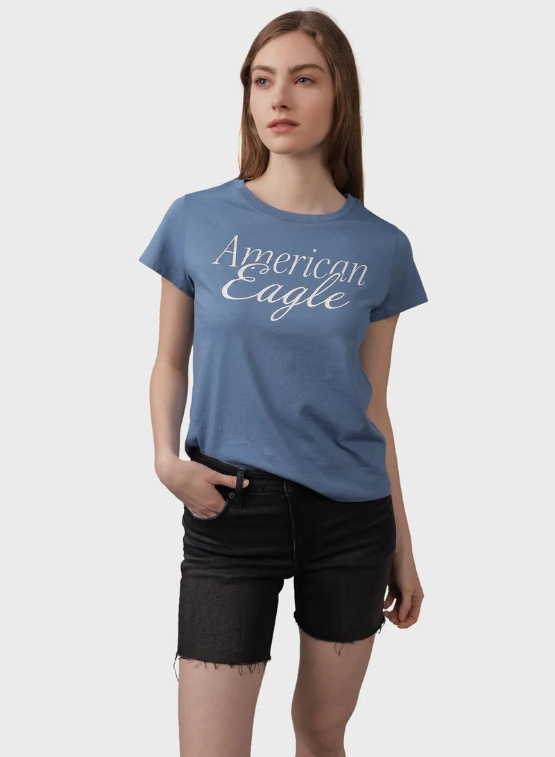 American Eagle Graphic Crew Neck T-Shirt
