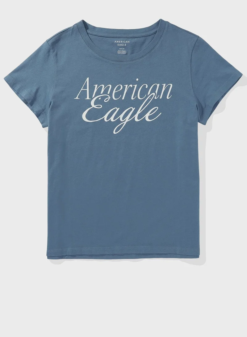 American Eagle Graphic Crew Neck T-Shirt