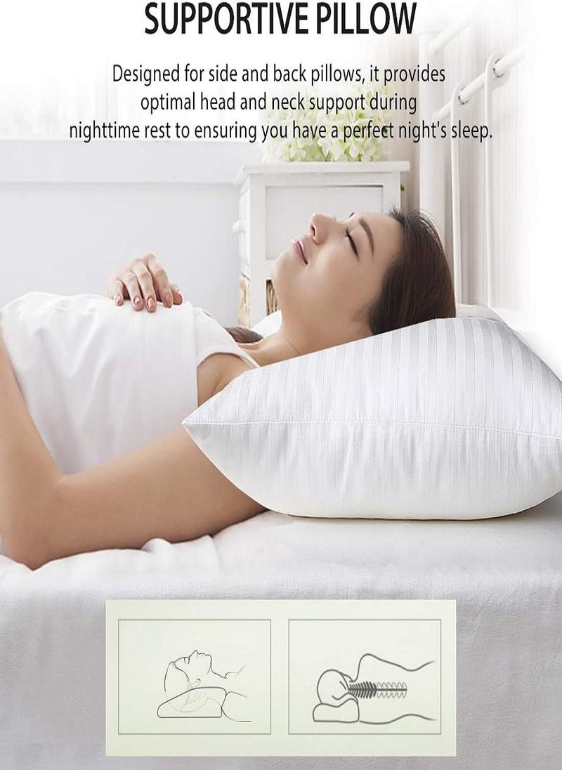 بلوبيري لحاف ملحق مبطن سادة أبيض مقاس واحد 160X220Cm مع وسادة 1 قطعة - Image 5