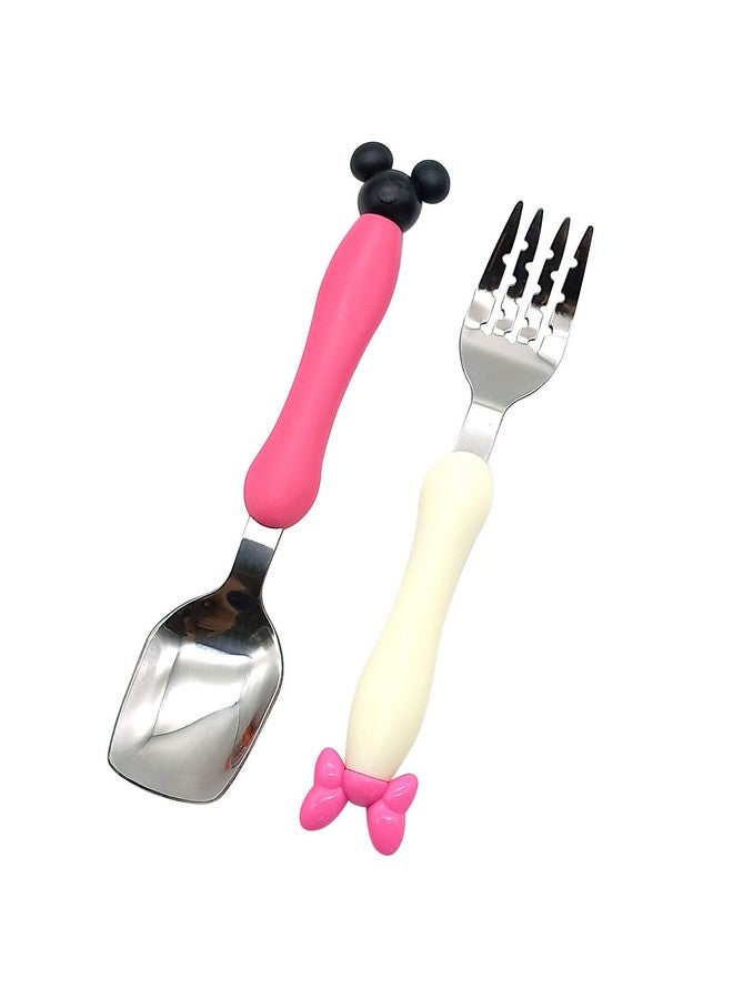 GARASANI Children Spoon Fork Set Baby Feeding Spoon Stainless Steel Kids Eating Utensils Toddler Baby Flatware Accessories - Image 1
