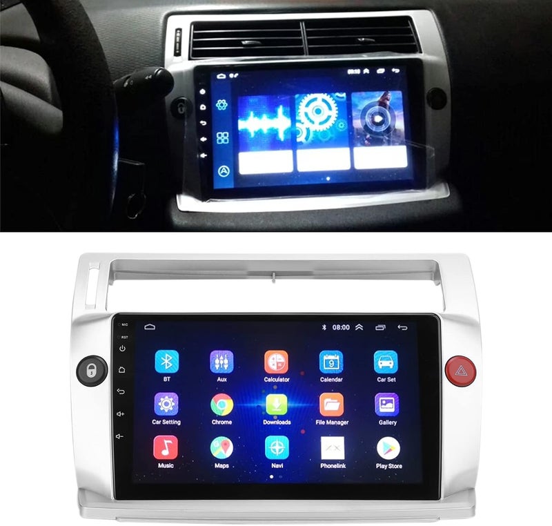 klarako Car Navigation, 9in Car Stereo HD Touch Screen Navigation for Android10.0 Replacement for Citroen C4 C?Triomphe C?Quatre 2004?2009(1+16) - Image 3