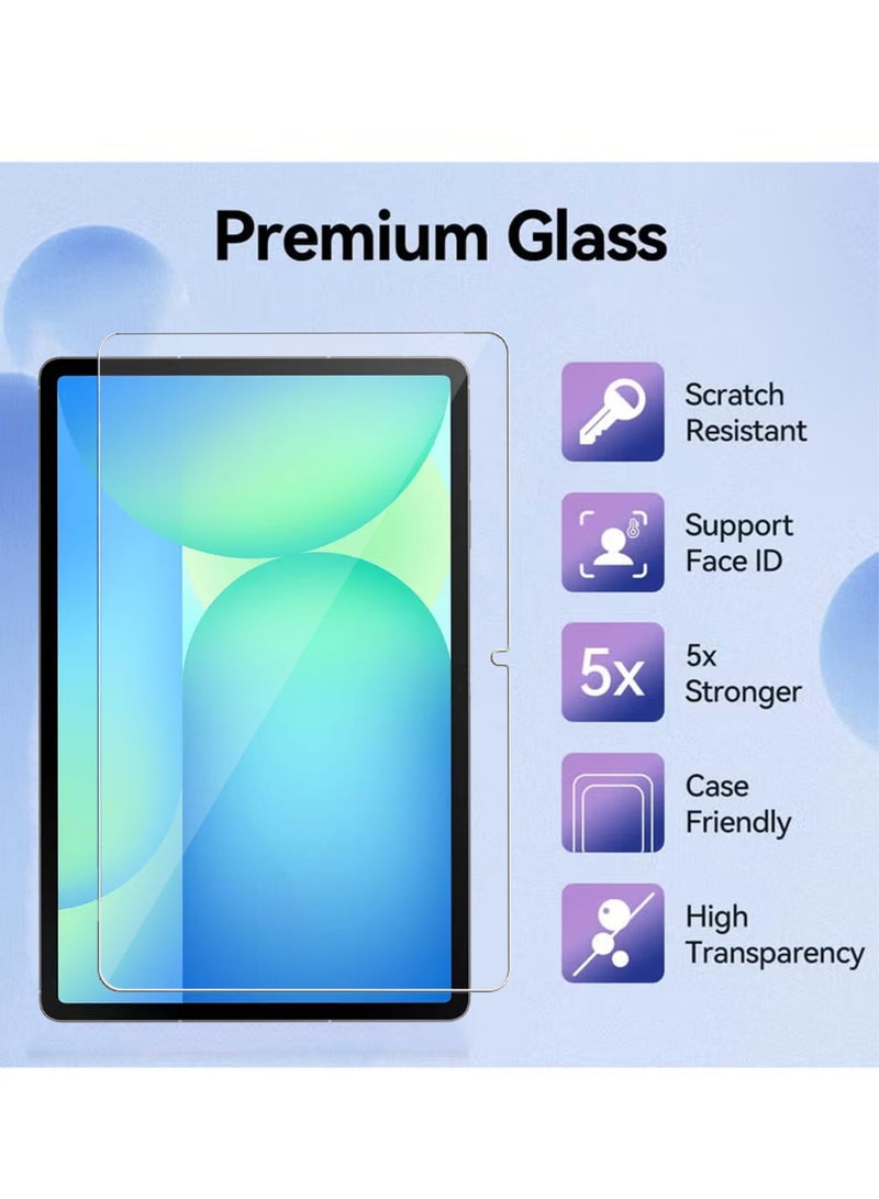 Samsung Galaxy Tab S10 FE Plus 13.1 Screen Protector HD Clarity Tempered Glass Screen Protector Film Scratch Resistant Bubble Free, High Transparency, Delicate Touch Screen Protector For Samsung Galaxy Tab S10 FE Plus - Image 4