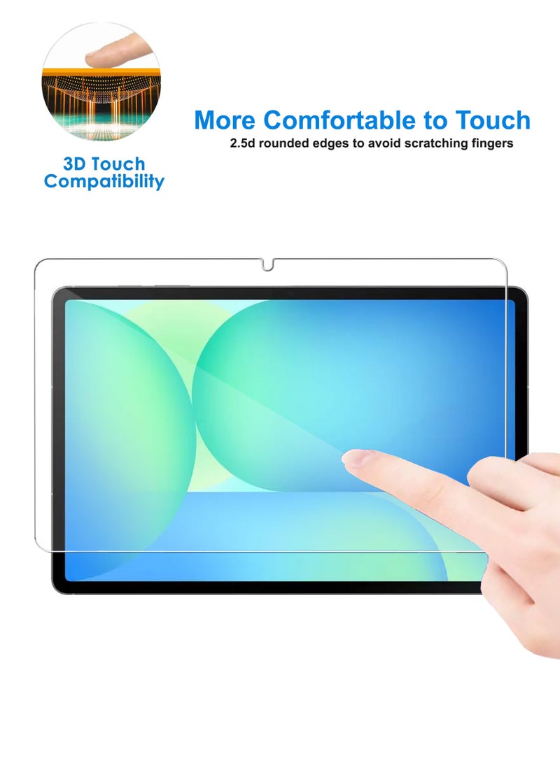 Samsung Galaxy Tab S10 FE Plus 13.1 Screen Protector HD Clarity Tempered Glass Screen Protector Film Scratch Resistant Bubble Free, High Transparency, Delicate Touch Screen Protector For Samsung Galaxy Tab S10 FE Plus - Image 3