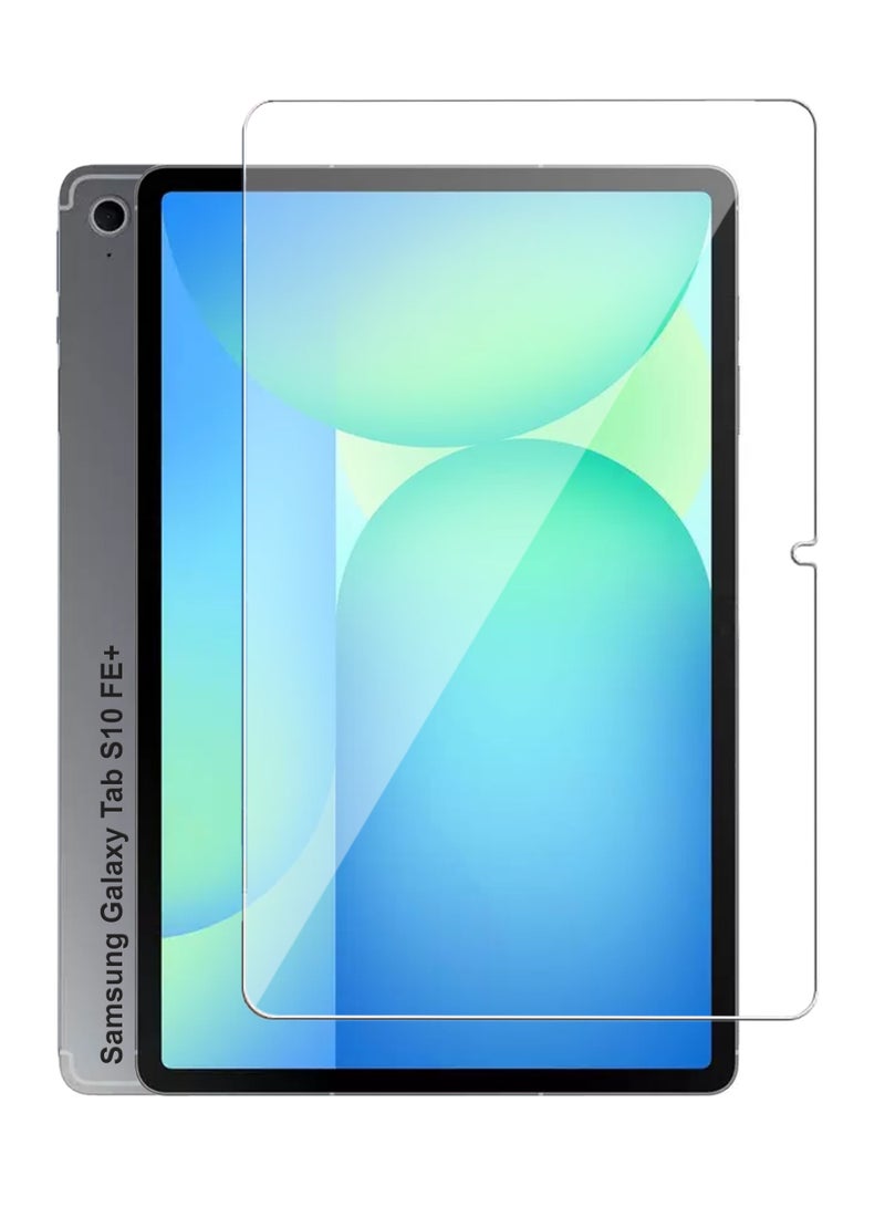 Samsung Galaxy Tab S10 FE Plus 13.1 Screen Protector HD Clarity Tempered Glass Screen Protector Film Scratch Resistant Bubble Free, High Transparency, Delicate Touch Screen Protector For Samsung Galaxy Tab S10 FE Plus - Image 1