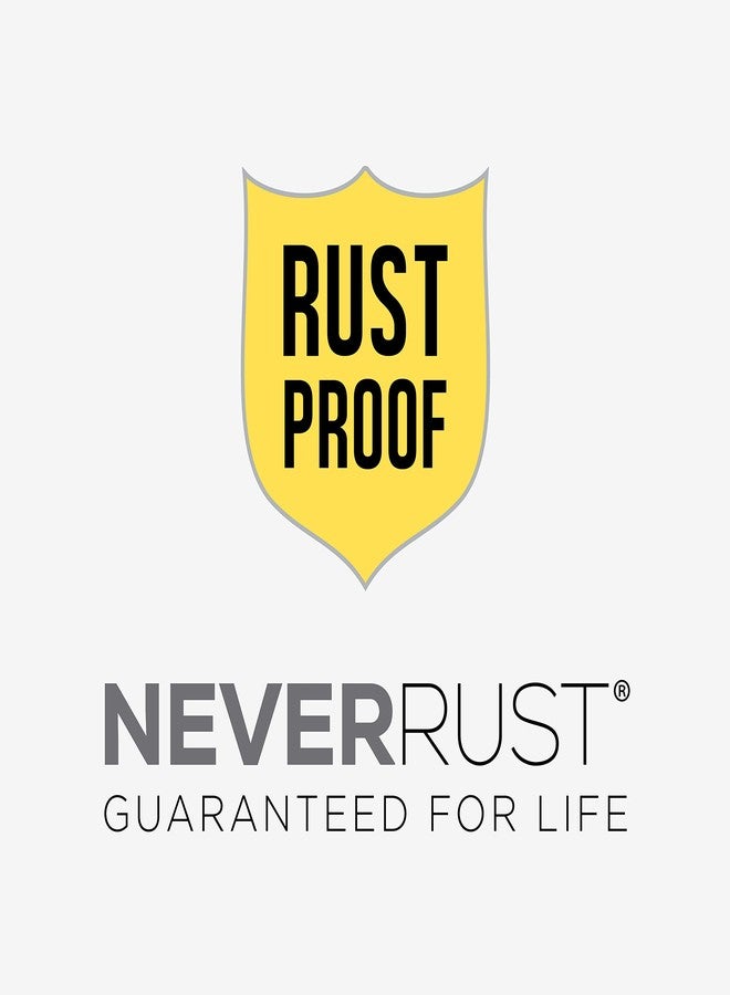 زينا هوم خطافات ستارة حمام مزدوجة من الألومنيوم المقاوم للصدأ من زينّا هوم، خطافات معدنية مزدوجة الجوانب مزخرفة لستارة الحمام، طقم من 12 قطعة، نيكل مصقول - Image 5