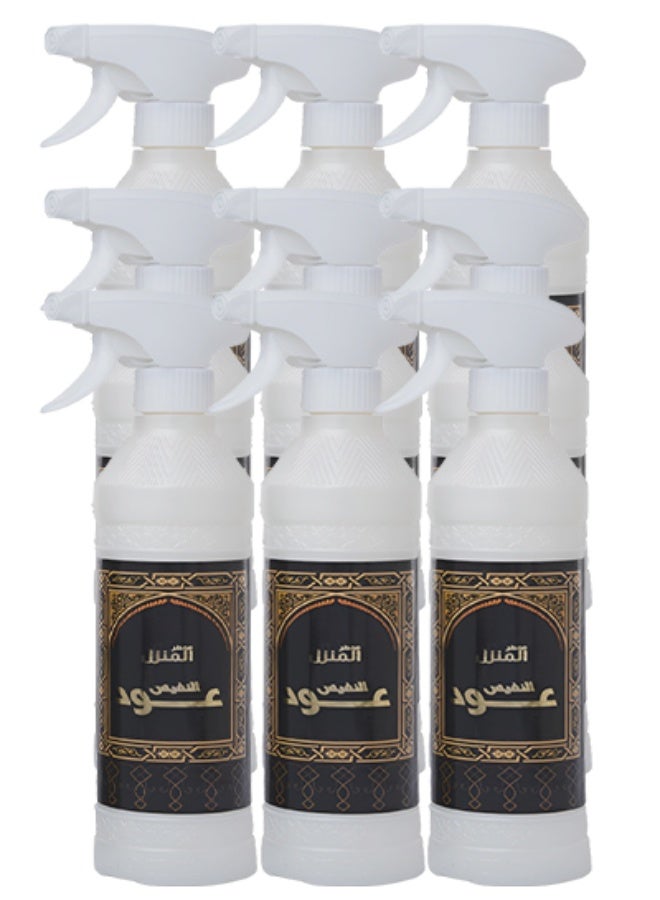 Banafa 9 Pieces Oud Al Nafis House Freshener 500ml - Image 1