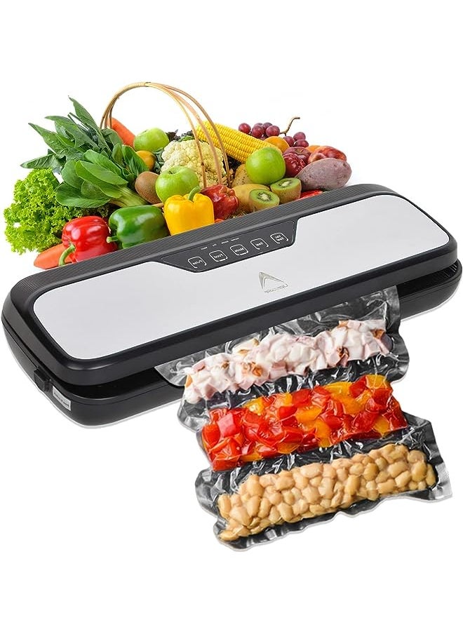 UPSCALE - Vacuum Sealer And Packing Machine| Multifunction|Commercial Grade|Automatic| Dry & Wet Sealing System| Stainless Steel Top| Led| Roll Cutter|1 Year Warranty - Image 1