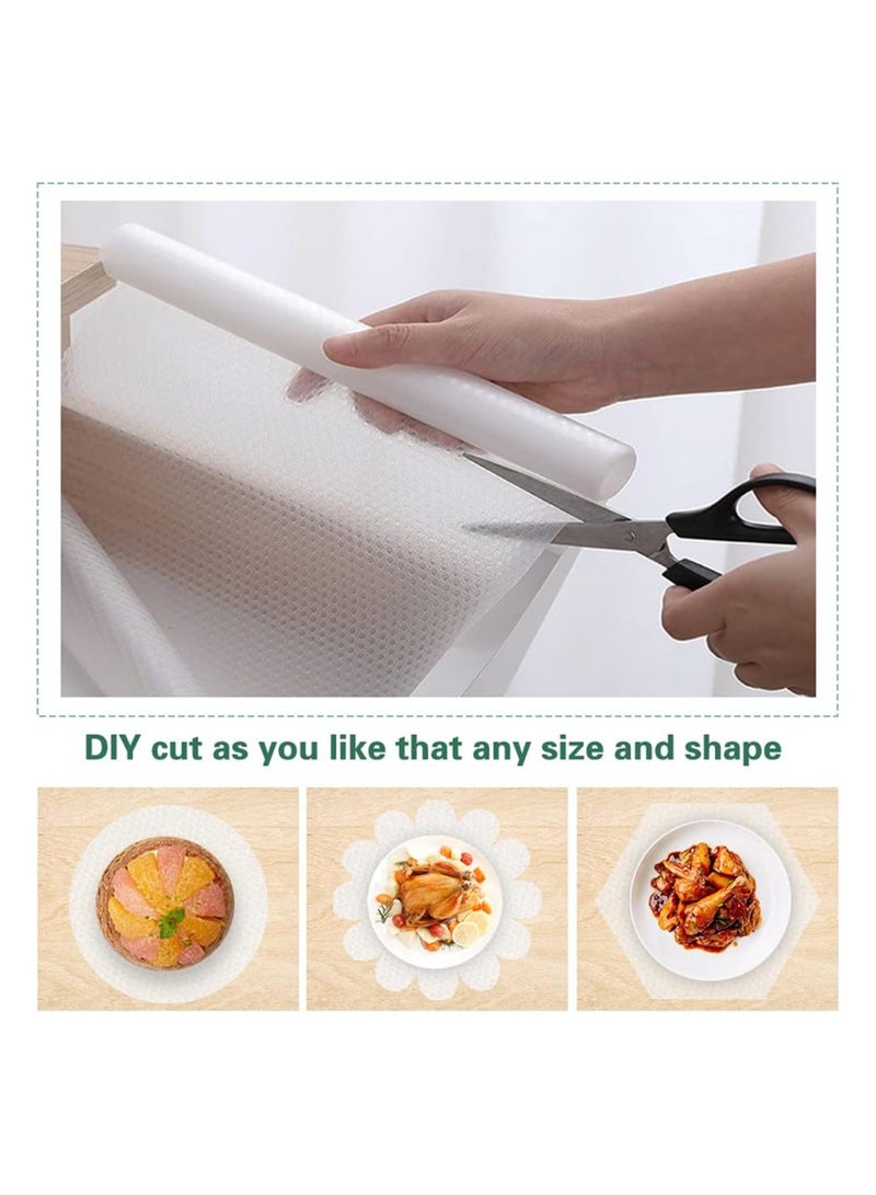 Drawer Liners 45*150cm Kitchen Shelf Liner EVA Non-Adhesive Waterproof Washable Cupboard Cabinet Liner Refridger Locker Anti-Slip Mats Sink Protector for Home Office - Image 4