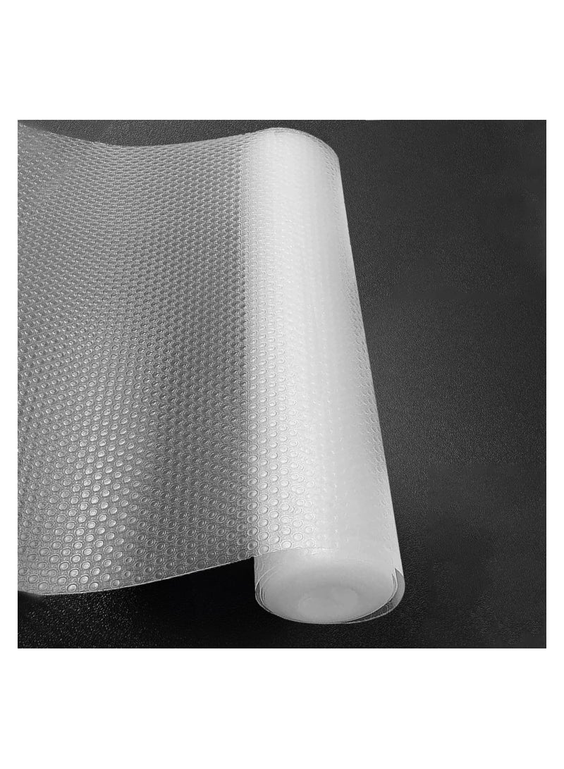Drawer Liners 45*150cm Kitchen Shelf Liner EVA Non-Adhesive Waterproof Washable Cupboard Cabinet Liner Refridger Locker Anti-Slip Mats Sink Protector for Home Office - Image 1