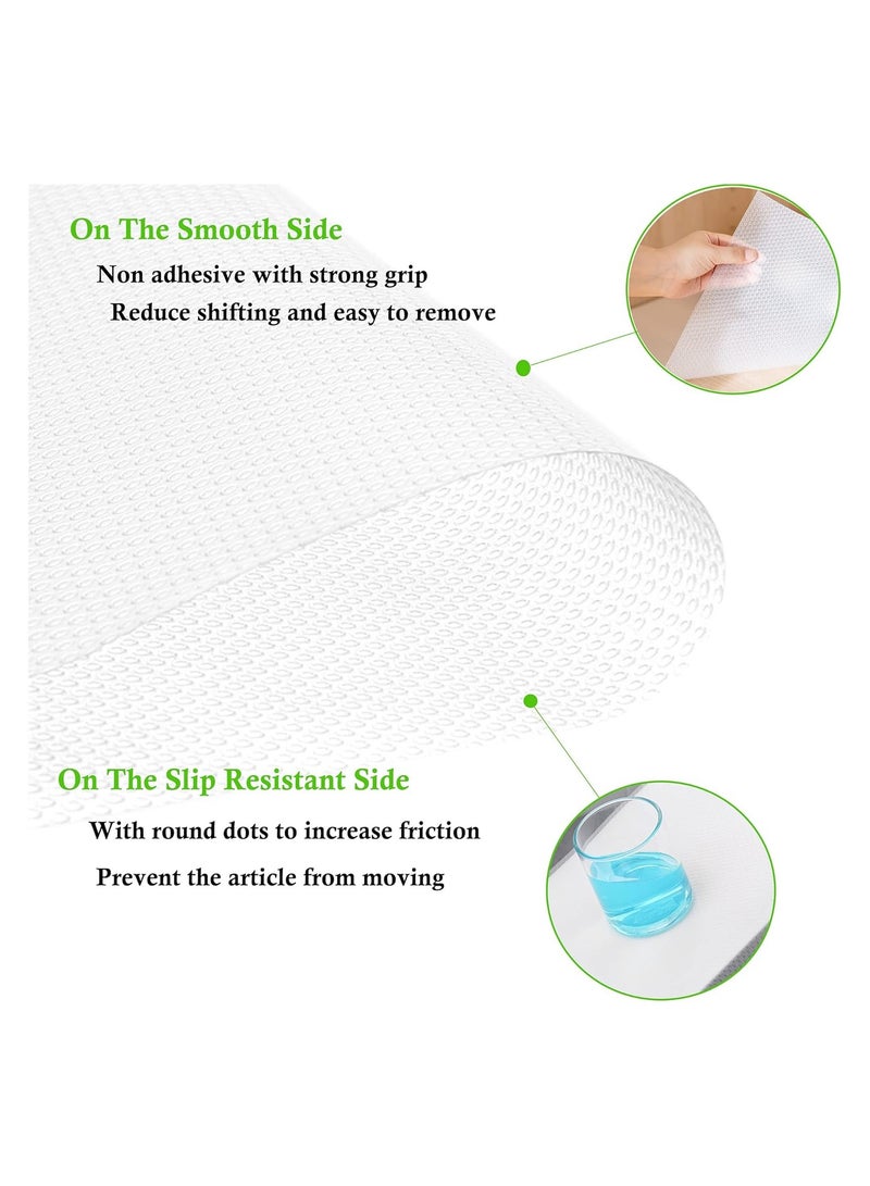 Drawer Liners 45*150cm Kitchen Shelf Liner EVA Non-Adhesive Waterproof Washable Cupboard Cabinet Liner Refridger Locker Anti-Slip Mats Sink Protector for Home Office - Image 5