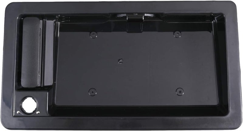 YRANZO Exterior Rear Door Handle for Ford Econoline 1992-2008 with License Plate Bracket - Image 1