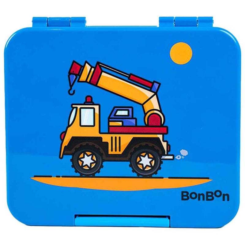 BonBon - Elite Mini 4 Compartment Leakproof Lunchbox - Crane Truck - Image 1