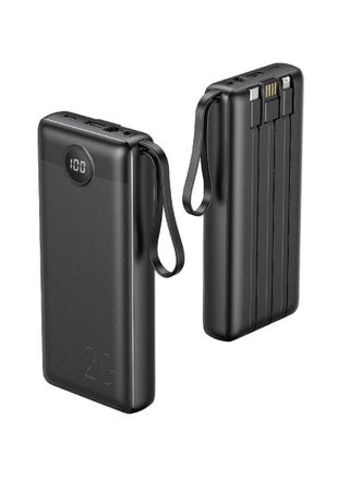 Power Bank 10000mAh with Built in Cables,VRURC USB C slim Portable Charger 5 Output & 2 Input LED Display External Battery Pack Chargers Compatible with iPhone,Samsung Cell Phones - pzsku/ZA55A7800F113057DA25BZ/45/_/1694091023/eb3708d2-e17d-44ad-abf0-4da3e1877d11