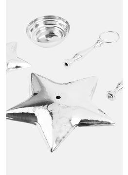 Hoff Stainless Steel Star Shape Stern Shelf, Silver  - Image 3