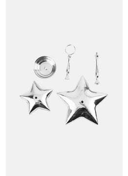 Hoff Stainless Steel Star Shape Stern Shelf, Silver  - Image 1
