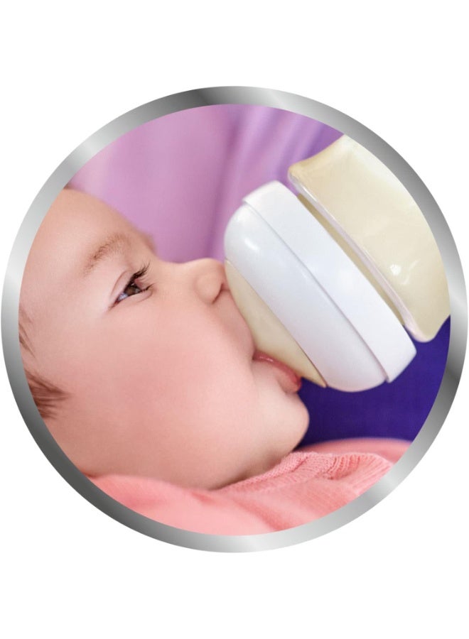 فيليبس زجاجة رضاعة طبيعية للأطفال – سعة 260 مل خالية من مادة BPA – سهلة التنظيف ومريحة للرضاعة اليومية من عمر شهر فأكثر - Image 2