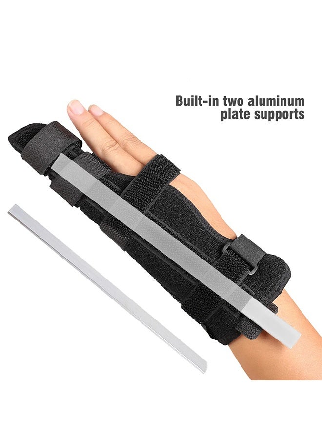 Boxer Finger Splint and Pinky Splint Support for Trigger Finger, Metacarpal Fracture, Tendonitis, Sprains, 2 Sizes M&L, Fits Both Hands - Image 5