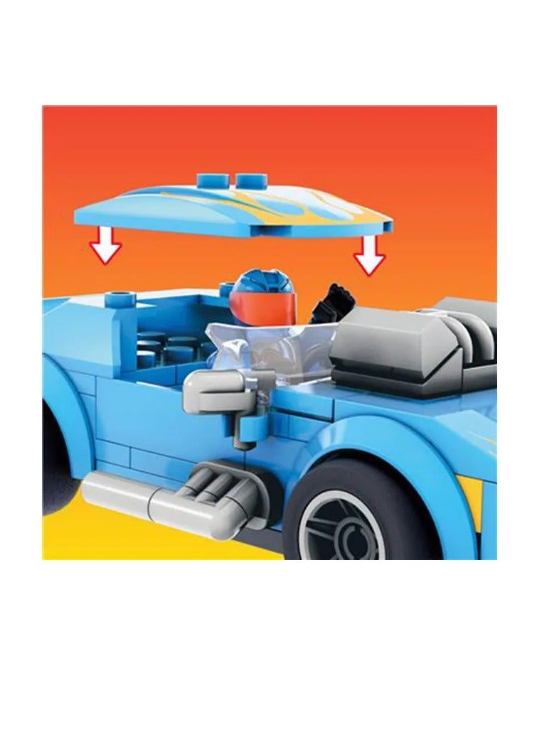 ميجا مجموعة بناء ميجا كونستروكس هوت ويلز تويندكشن هاولر باك، لعبة بناء مكونة من 355 قطعة مع شخصيتين للأطفال - Image 3