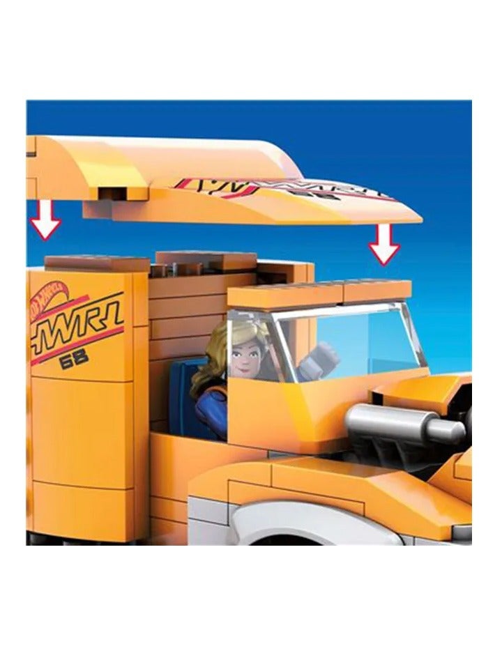 ميجا مجموعة بناء ميجا كونستروكس هوت ويلز تويندكشن هاولر باك، لعبة بناء مكونة من 355 قطعة مع شخصيتين للأطفال - Image 4