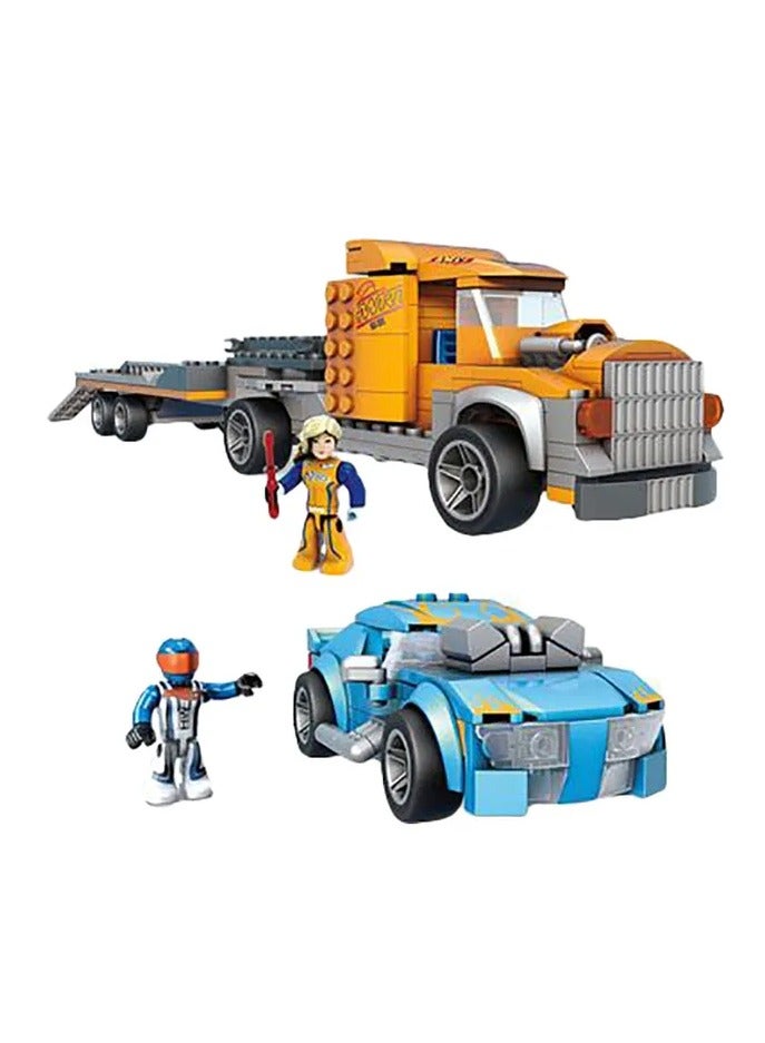 ميجا مجموعة بناء ميجا كونستروكس هوت ويلز تويندكشن هاولر باك، لعبة بناء مكونة من 355 قطعة مع شخصيتين للأطفال - Image 2