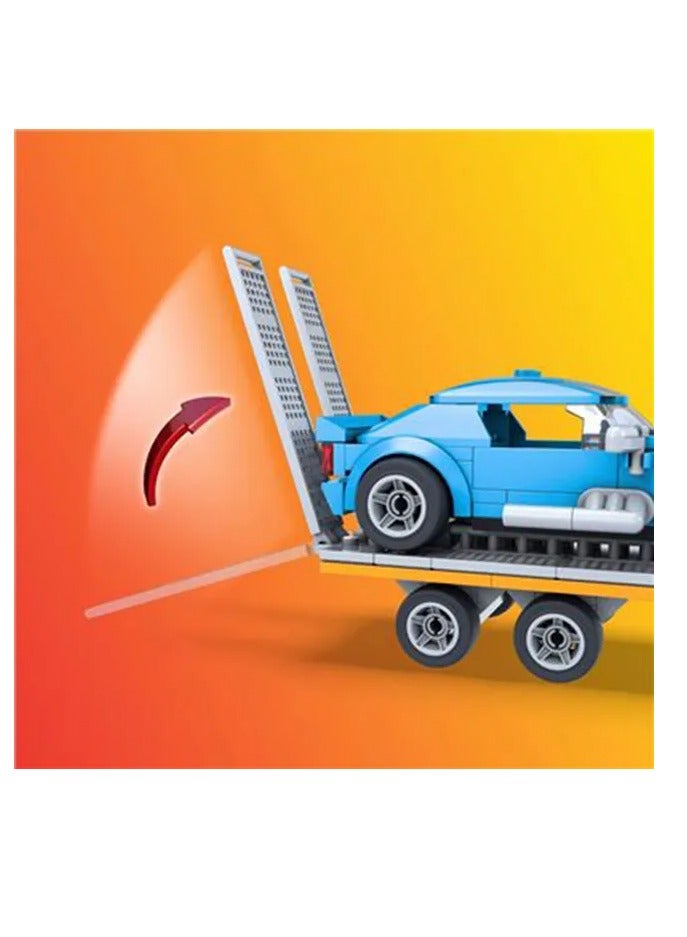 ميجا مجموعة بناء ميجا كونستروكس هوت ويلز تويندكشن هاولر باك، لعبة بناء مكونة من 355 قطعة مع شخصيتين للأطفال - Image 5