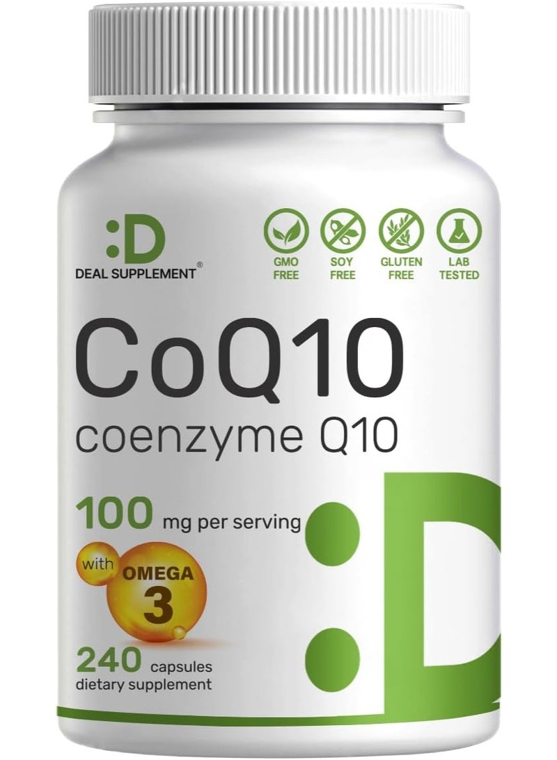 ملحق الصفقة كوك10 100 ملغ مع أوميغا 3 100 ملغ، 240 كبسولة - Image 1