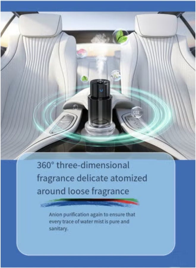 JAJEEK 2025 Upgraded 140ml Smart Car Air Freshener & Aromatherapy Diffuser – Elegant Glass Design | USB Electric Spray with Starry Sky Light | Natural Long-Lasting Scent for Car, Home, Office, Hotel | Quiet Operation | Portable Fragrance Mist Machine 5V/1A - Image 2