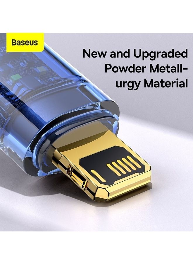 بيسوس كابل شحن سريع USB إلى Lightning لهاتف iPhone 14 Pro Max سلك نقل البيانات مع إيقاف التشغيل التلقائي لهاتف iPhone 14 13 12 11 Pro Max Mini XS Plus 2.4A - Image 5
