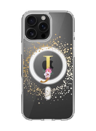 Custom Monogram Floral - J  (Clear )